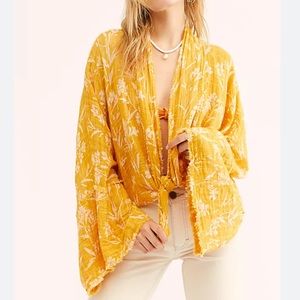 Free People One Azalea Printed Kimono